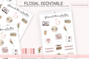 Floral Printable Bullet Journaling: A Vintage Design for Modern Planning