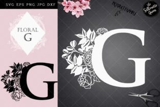 G - Floral Letter Design: Versatile Vector Alphabet Art