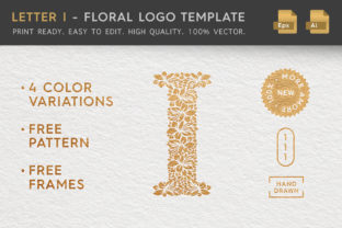 Integrating the Letter I - Floral Logo Template into Professional Branding Workflows