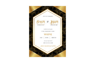 Invitation Gold Leaf Pattern Black: Strategic Application in Luxury Visual Communication