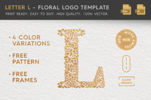 Letter L - Floral Logo Template: A Practical Guide to Botanical Branding