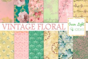Vintage Spring Floral Digital Papers: Bringing Nostalgic Charm to Modern Creative Projects