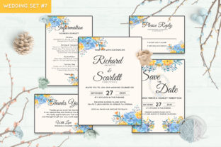 Wedding Invitation Set 7 Floral Style: A Comprehensive Guide to Digital Watercolor Stationery